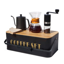 Load image into Gallery viewer, Barista V60 Kit: Chemex Style Coffee Brewer/ Gooseneck Kettle / Coffee Grinder
