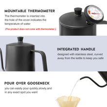 Load image into Gallery viewer, Barista V60 Kit: Chemex Style Coffee Brewer/ Gooseneck Kettle / Coffee Grinder
